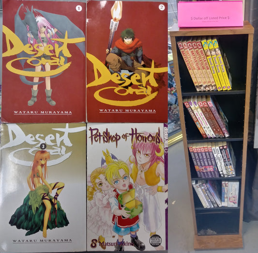 New manga and discounts.