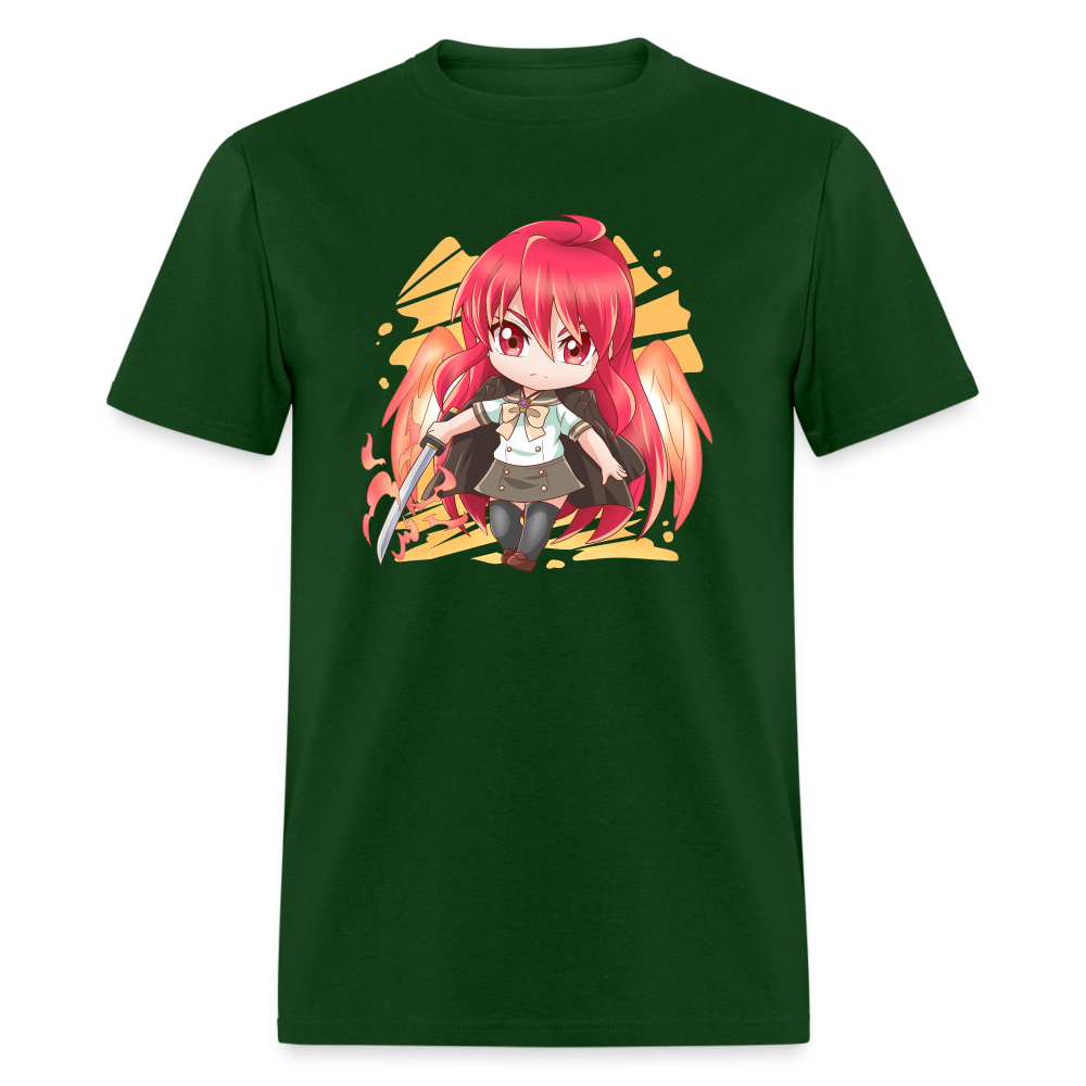 Shana T-Shirt Black ANIMEinU - forest green