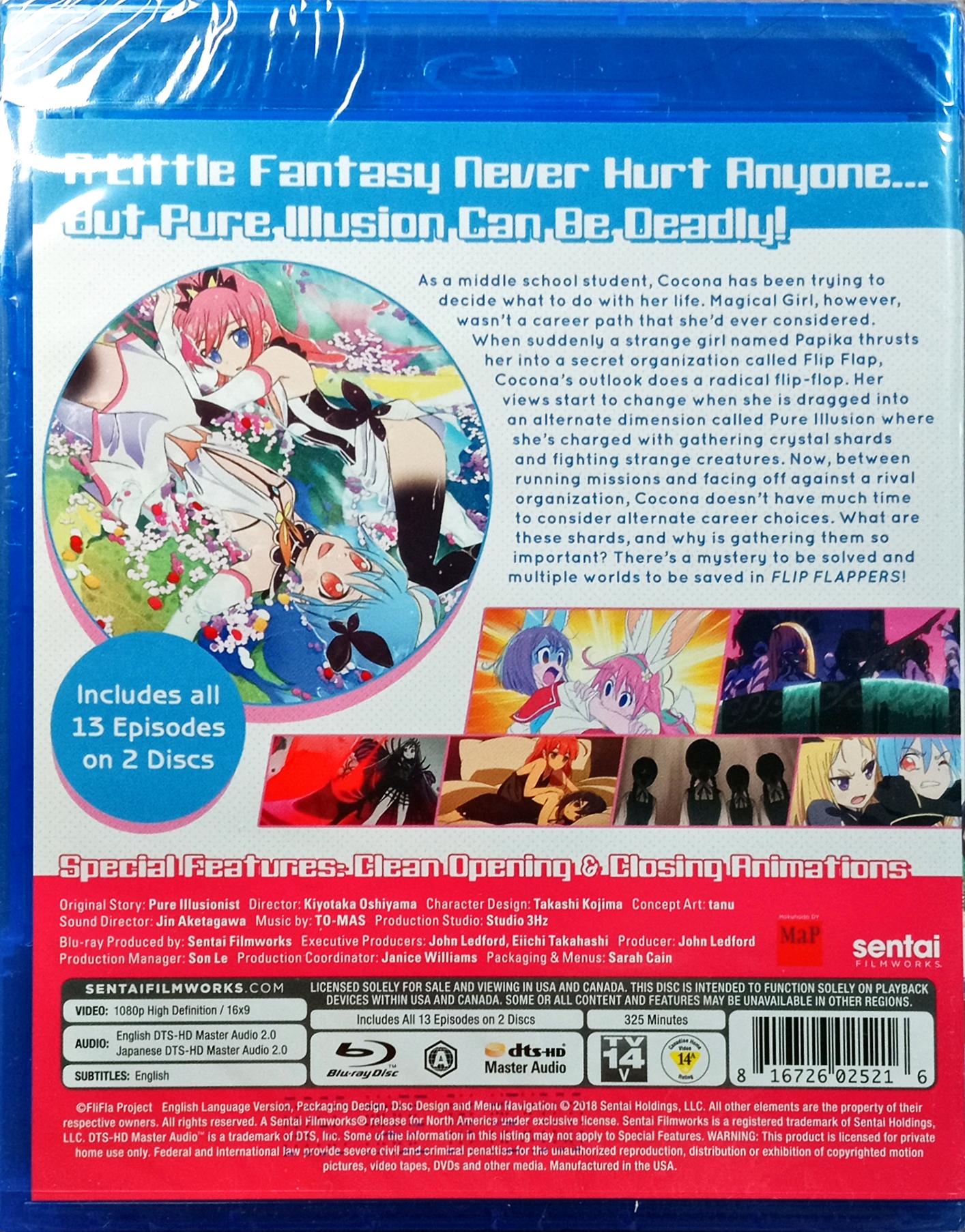 Flip Flappers Blu-ray Complete Collection Sealed
