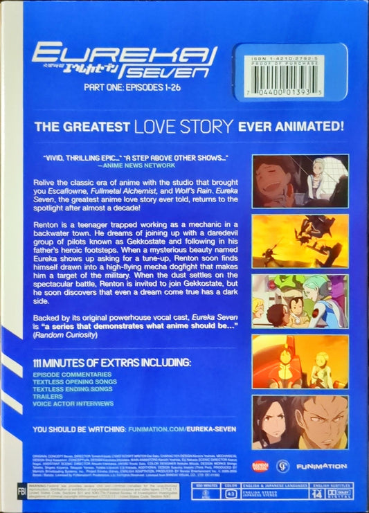 Eureka Seven, DVD Part 1, Sealed with Cardboard