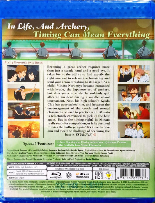 Tsurune  Blu-ray Complete Collection Sealed