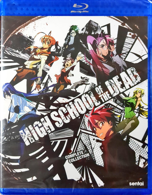 High School Of The Dead Blu-ray Complete Collection Sealed