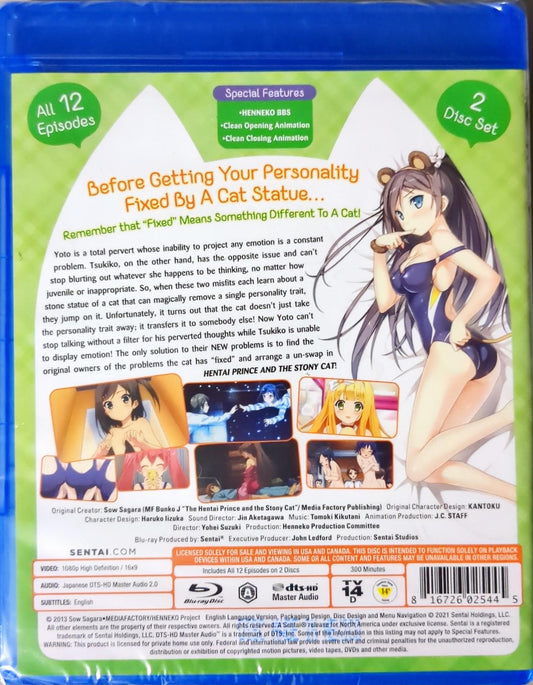 The Hentai Prince & the Stony Cat Blu-ray Complete Collection Sealed