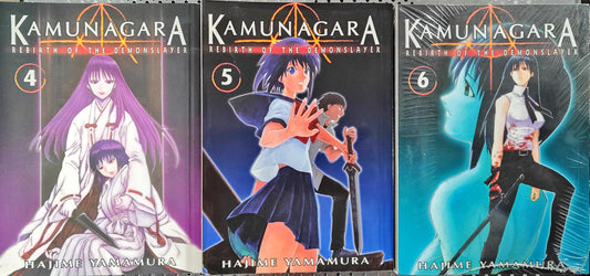 Kamunagara Rebirth of the Demonslayer, Hajime Yamamura, Manga Vol 4, 5, and 6
