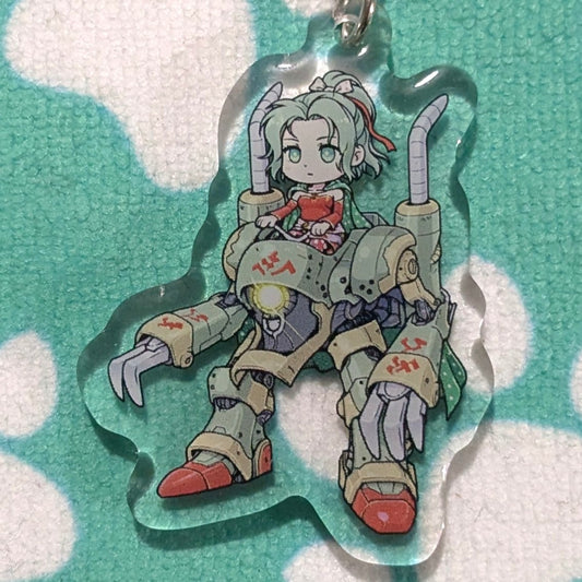 Final Fantasy VI Magitek Armor Tina Branford (Terra) ANIMEinU Keychain