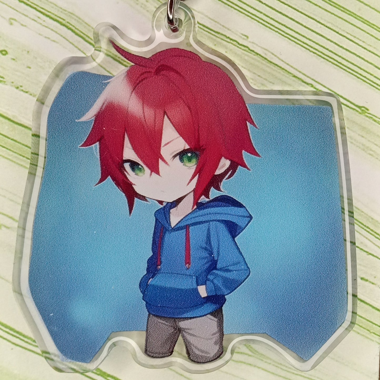 Alex Randomly Geeky VTuber Keychain