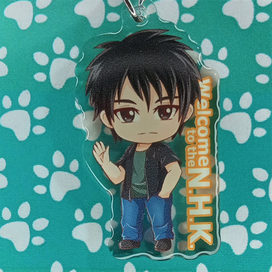 Welcome to the NHK Satou ANIMEinU Keychain