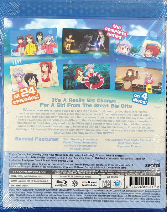 Non Non Biyori Blu-ray Complete Series Sealed
