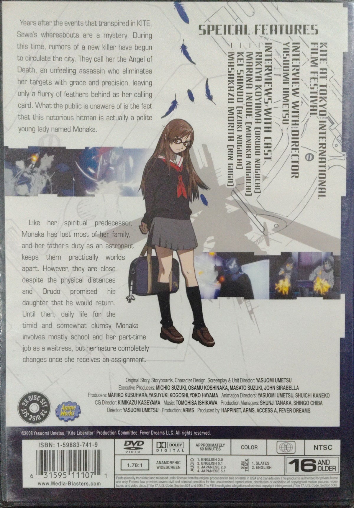 Kite Liberator: Special Edition DVD (2x Disc Set) Sealed