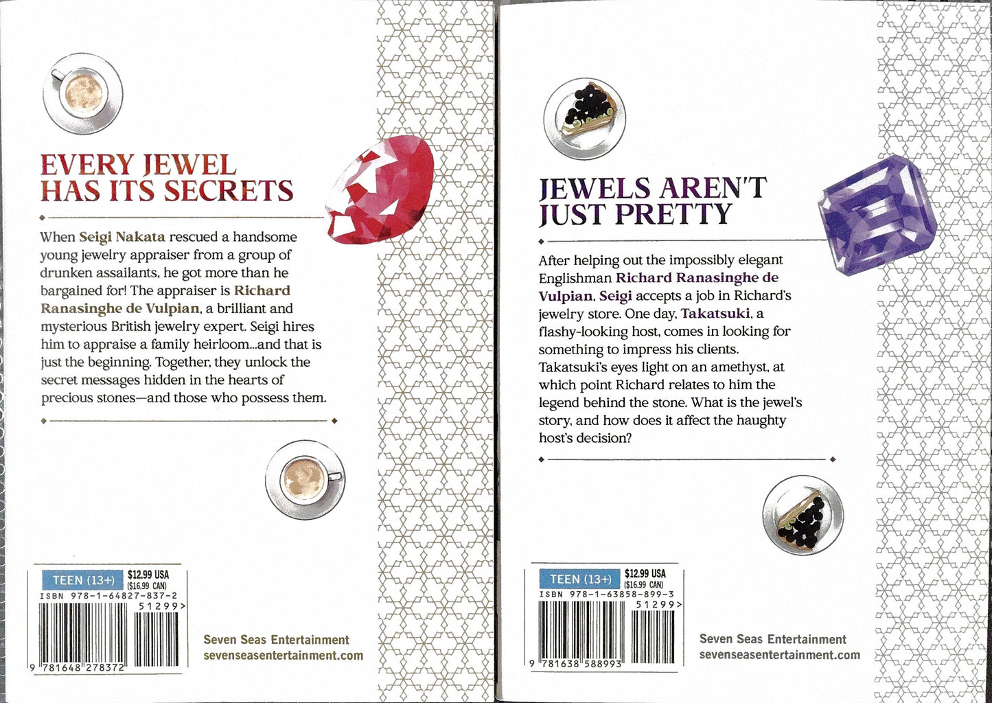 The Case Files of Jeweler Richard, 1 and 2, Manga