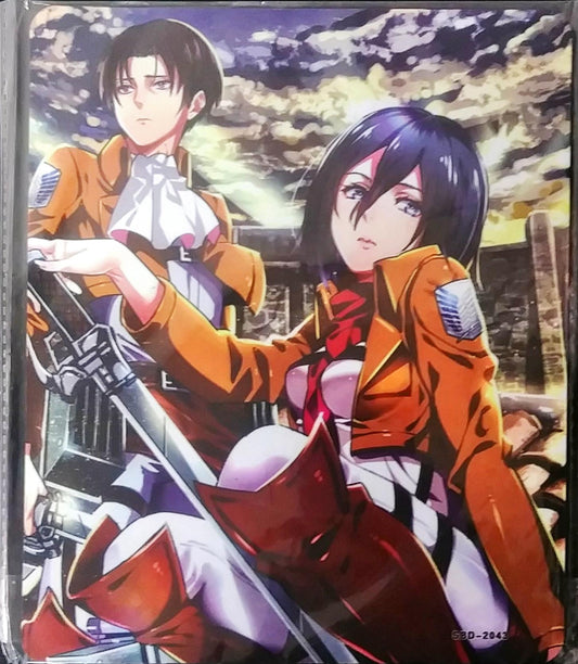 Attack on Titan Mikasa and Levi Mouse Pad