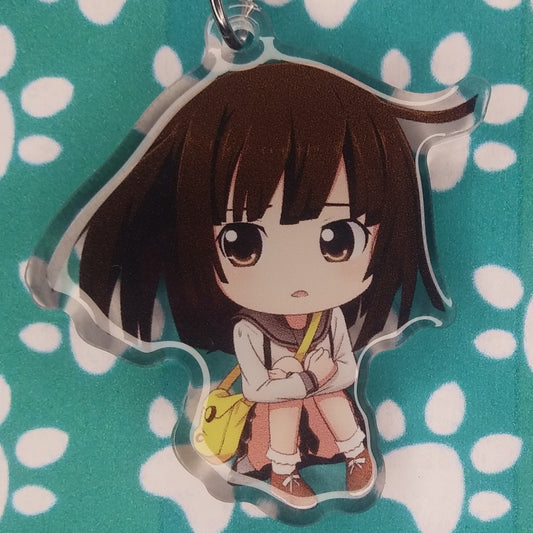 Monogatari Nadeko Sengoku ANIMEinU Keychain