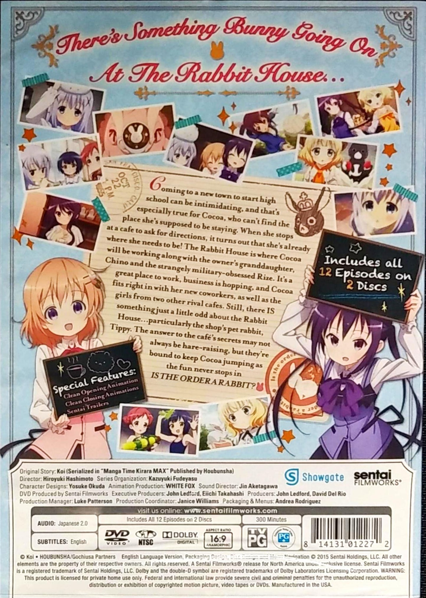 Is the Order a Rabbit? Season 1 DVD Complete Collection Sealed