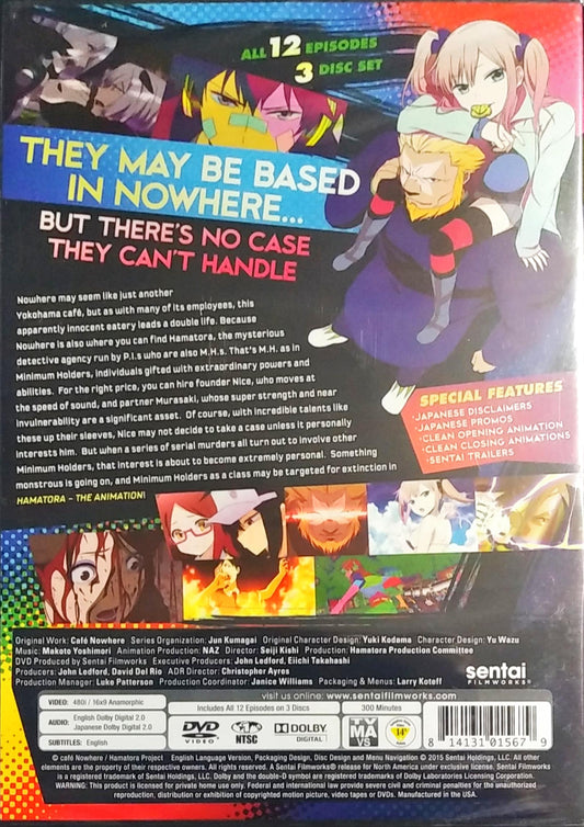 Hamatora the Animation DVD Complete Collection Sealed