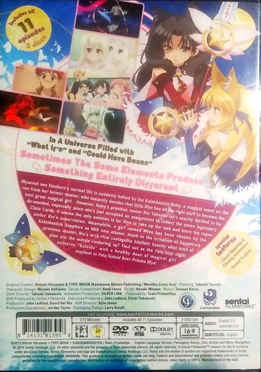 Fate/Kaleid Liner Prisma Illya DVD Complete Collection Sealed