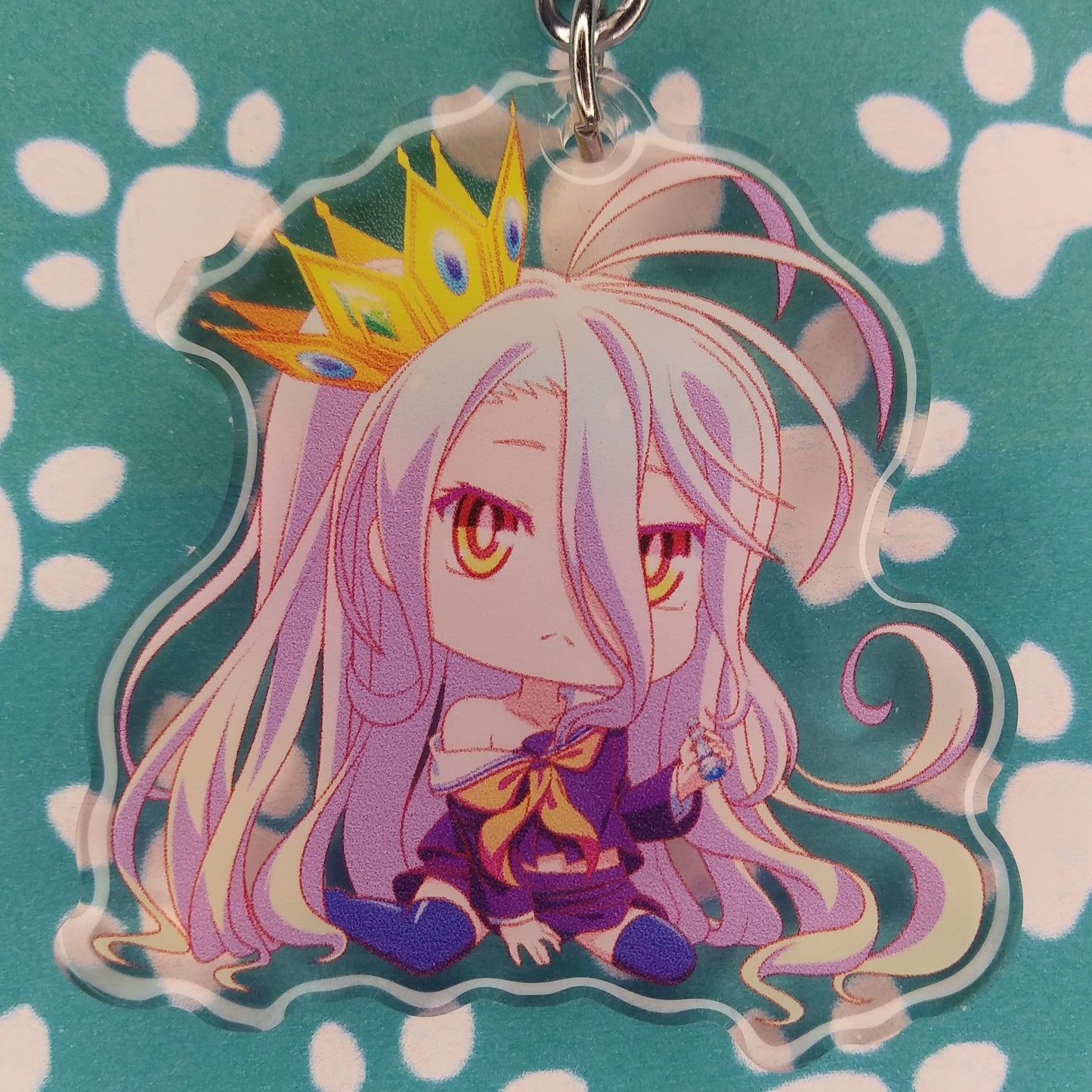 No Game No Life Shiro ANIMEinU Keychain