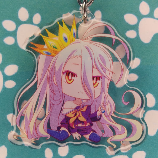 No Game No Life Shiro ANIMEinU Keychain