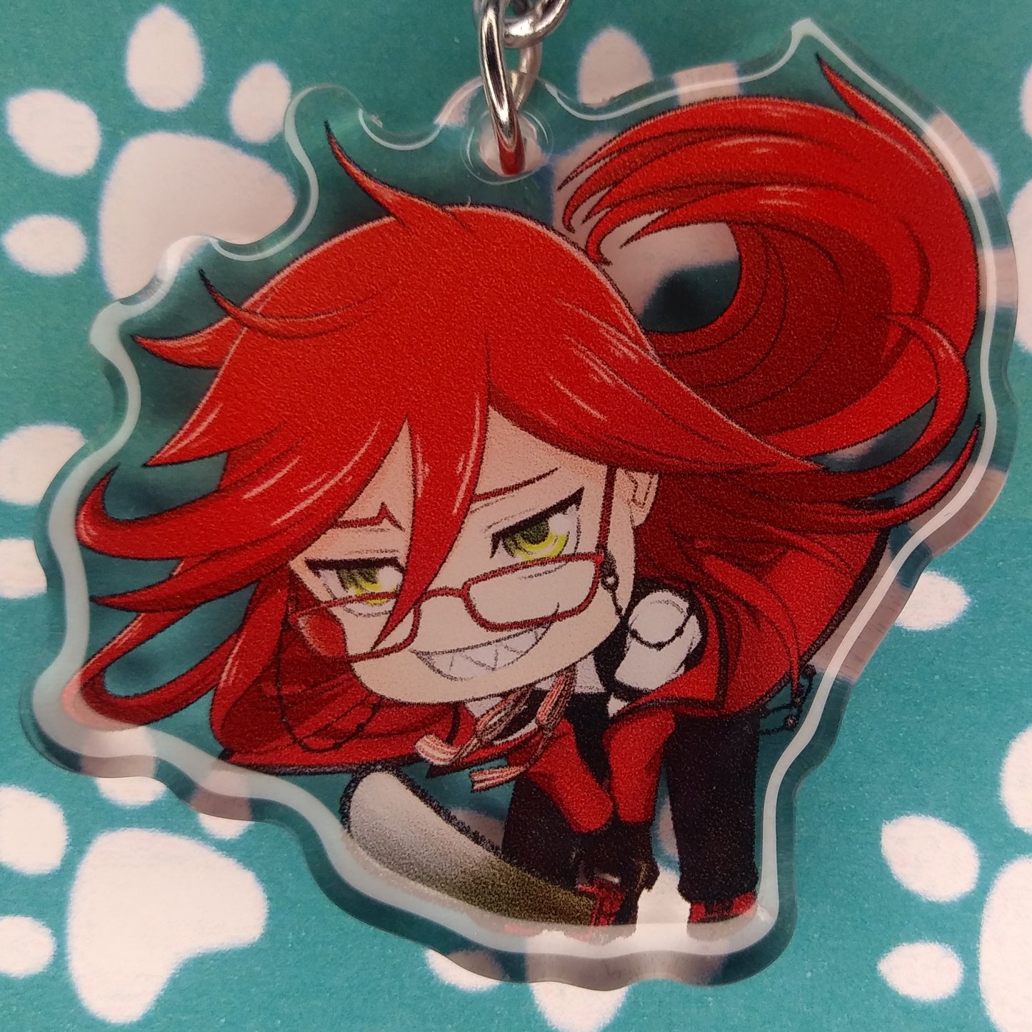 Black Butler Grelle ANIMEinU Keychain