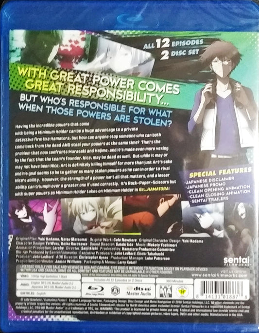 Re: Hamatora the Animation Blu-ray Complete Collection Sealed