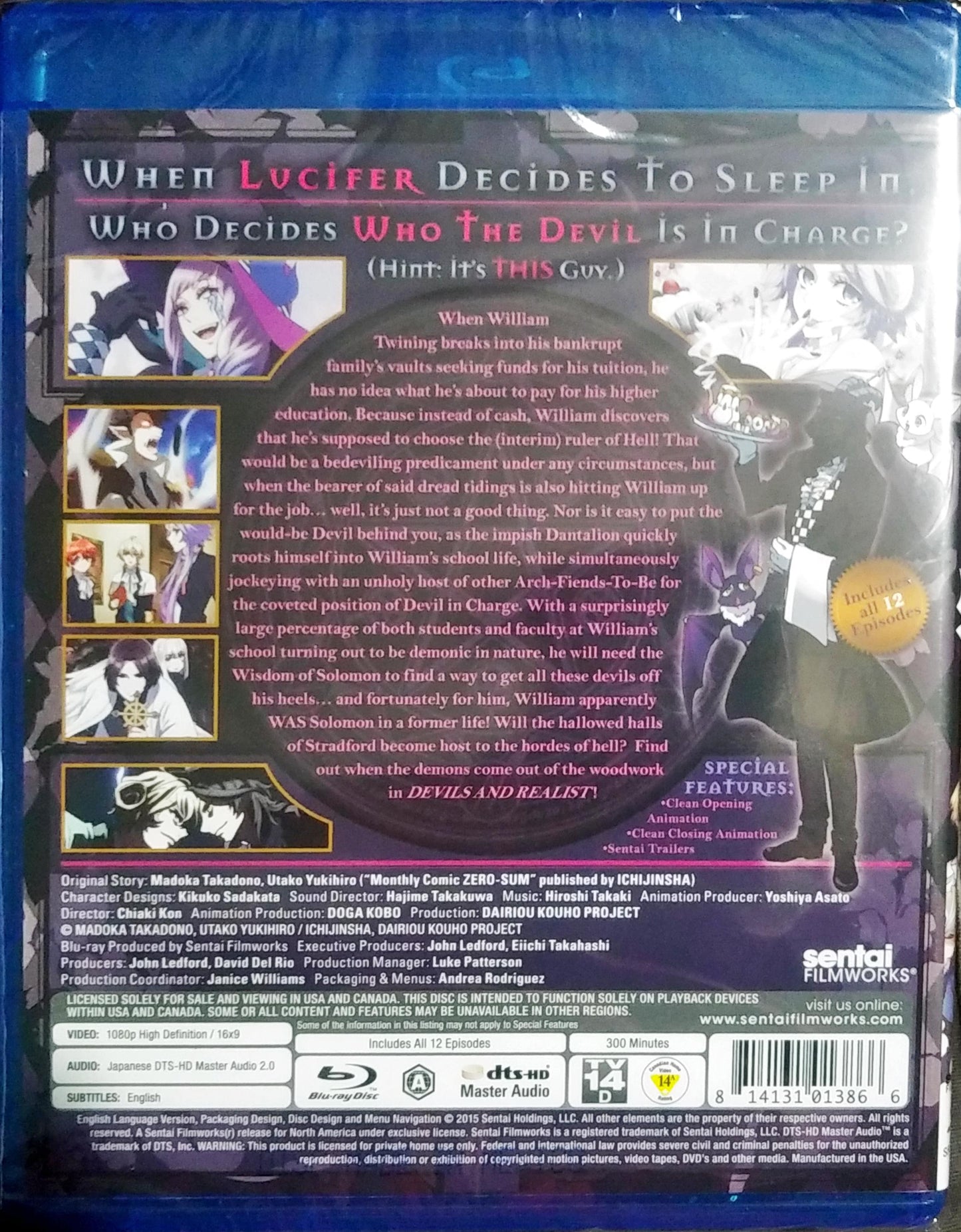 Devils and Realist Blu-ray Complete Collection Sealed