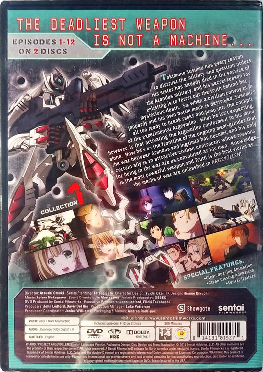 Argevollen DVD Collection 1 Sealed