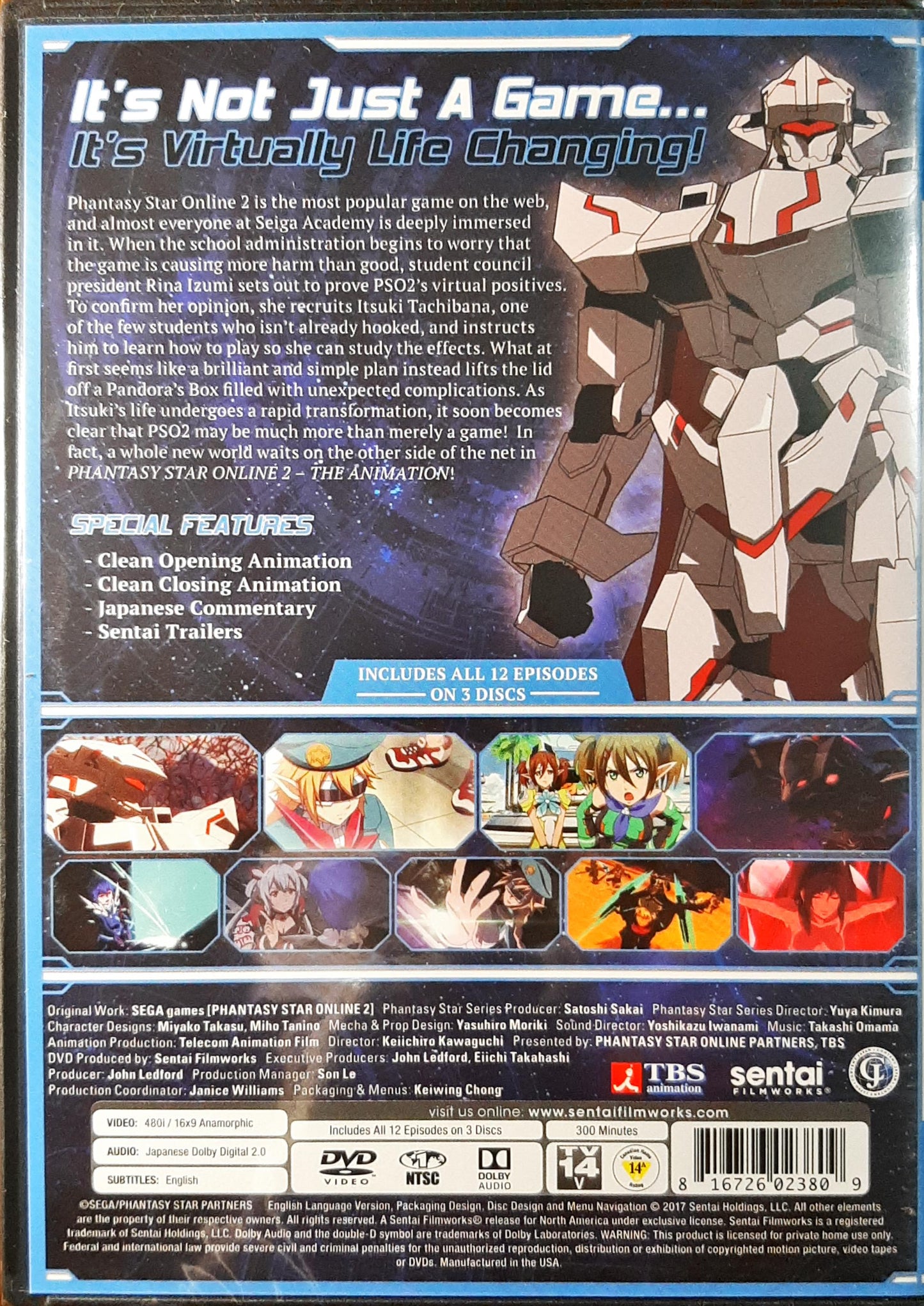 Phantasy Star Online 2 The Animation Complete Collection Sealed