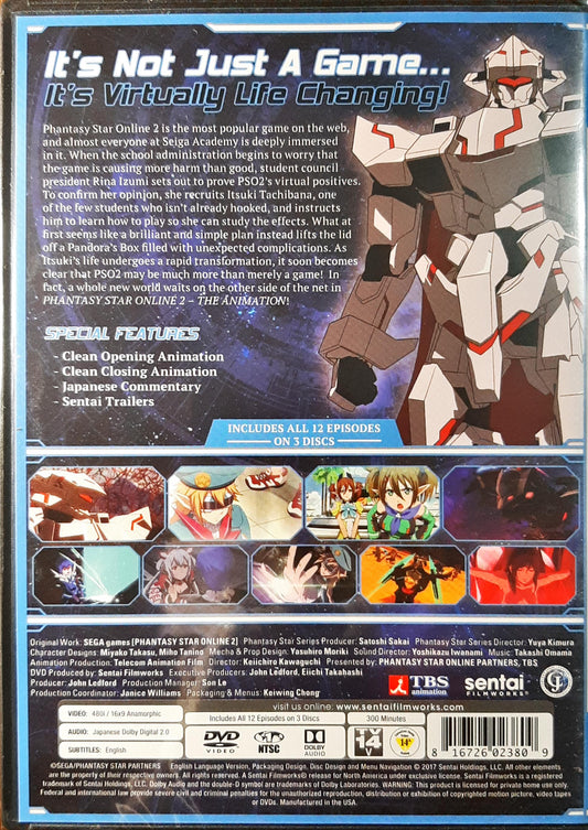 Phantasy Star Online 2 The Animation Complete Collection Sealed