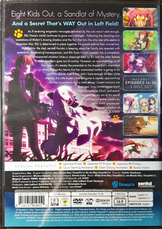 Little Busters! DVD Collection 2 Sealed