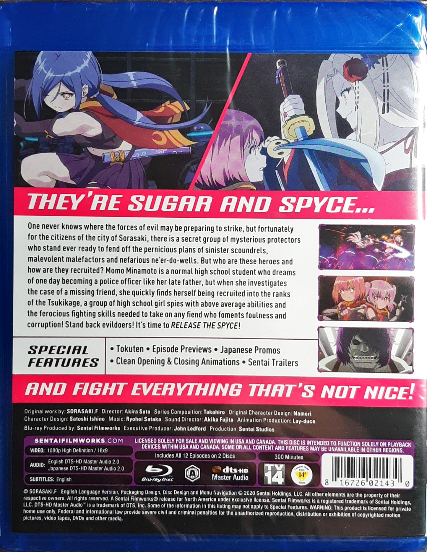 Release the Spyce Blu-ray Complete Collection Sealed