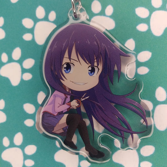 Monogatari Senjougahara Hitagi ANIMEinU Keychain