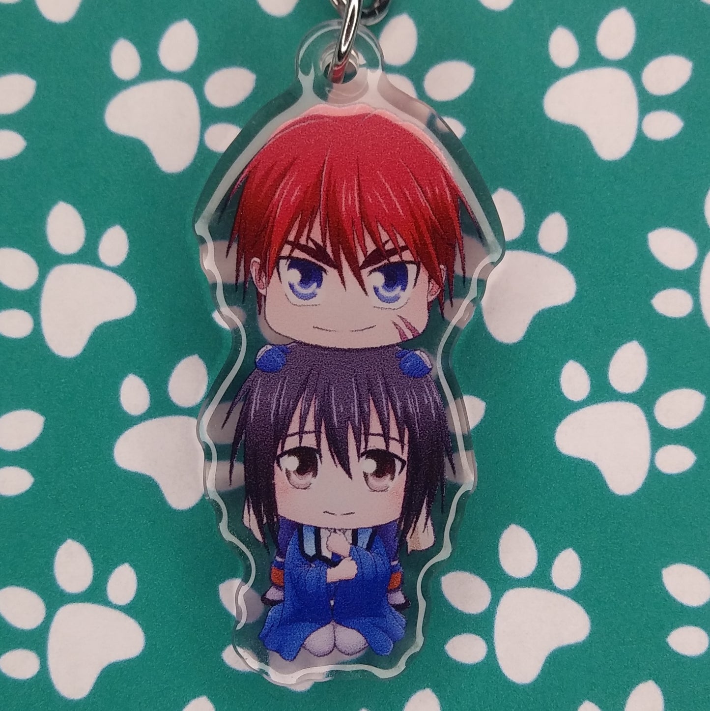 Outlaw Star Gene and Melfina ANIMEinU Keychain