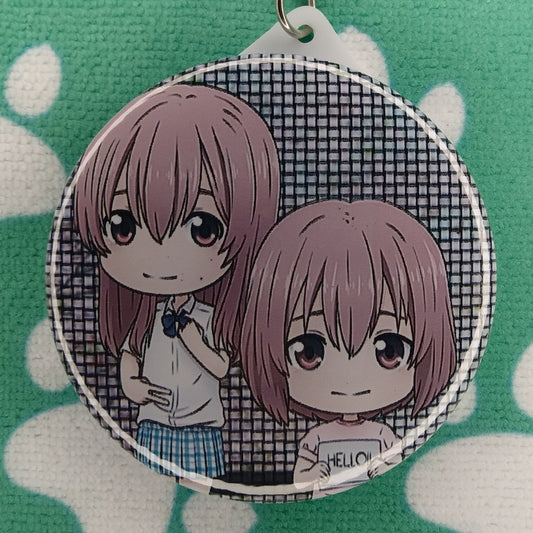 A Silent Voice Shoko Nishimiya ANIMEinU Mirror Keychain