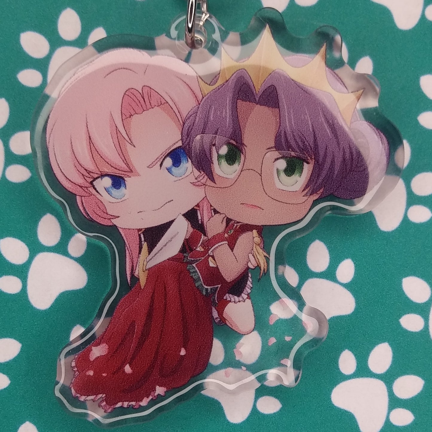 Revolutionary Girl Utena Anthy and Utena ANIMEinU Keychain