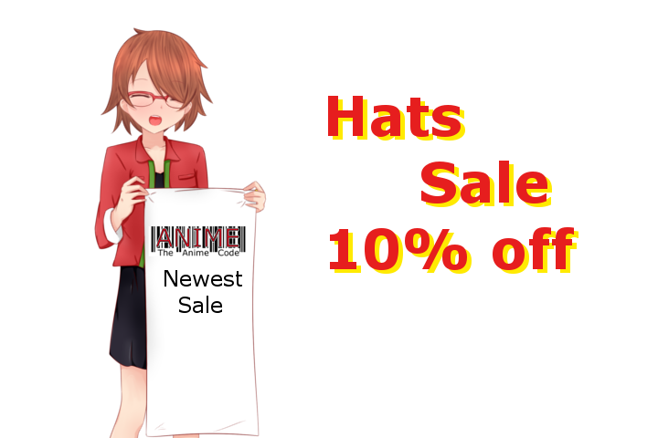 Hats on Sale, 10% off