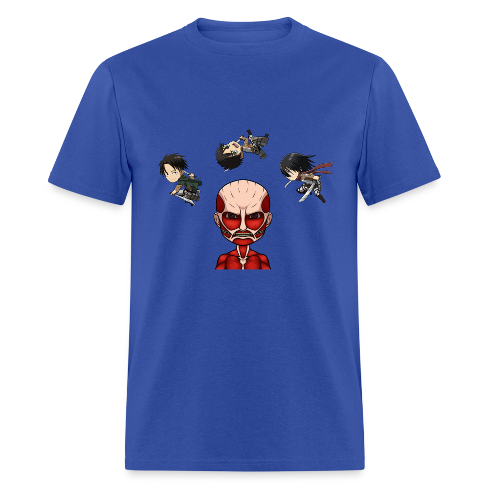 Attack on Titan T-Shirt ANIMEinU - royal blue