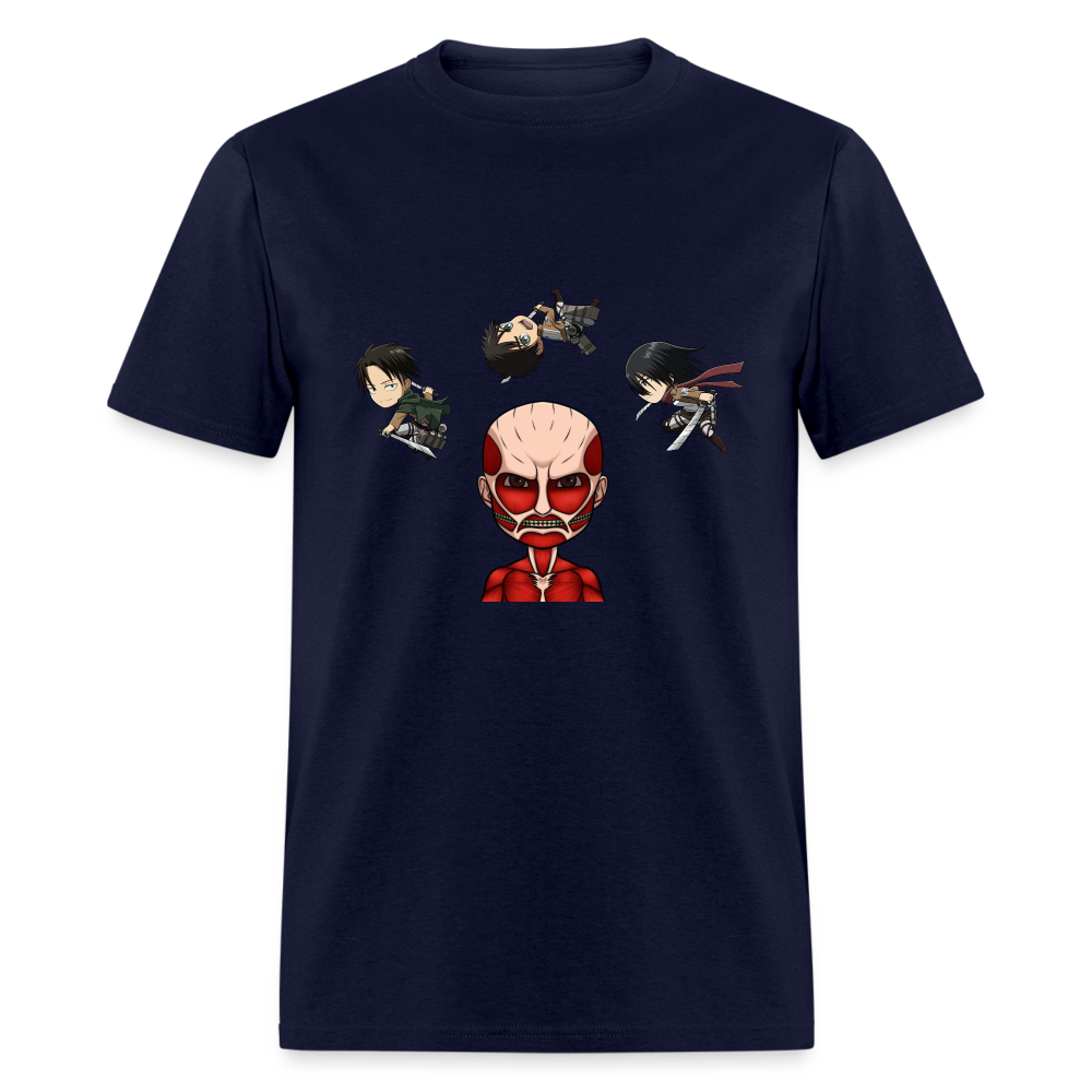 Attack on Titan T-Shirt ANIMEinU - navy