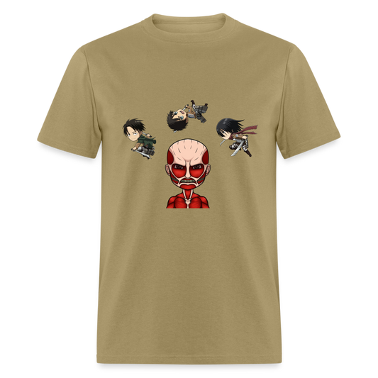 Attack on Titan T-Shirt ANIMEinU - khaki