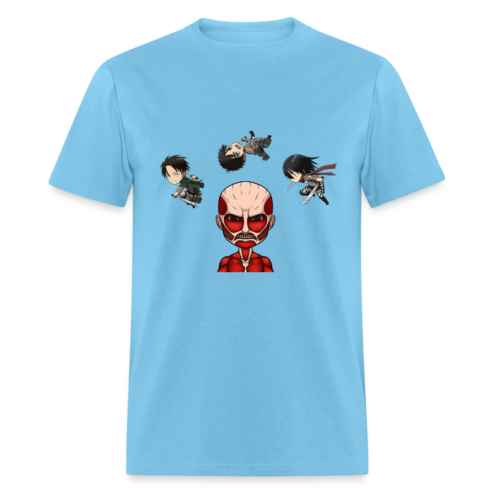 Attack on Titan T-Shirt ANIMEinU - aquatic blue