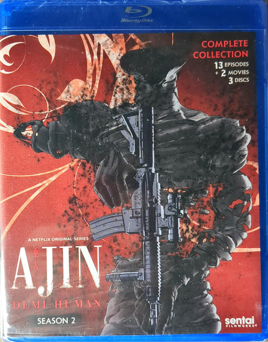 Ajin: Demi-Human Season 2 Blu-ray Complete Collection Sealed