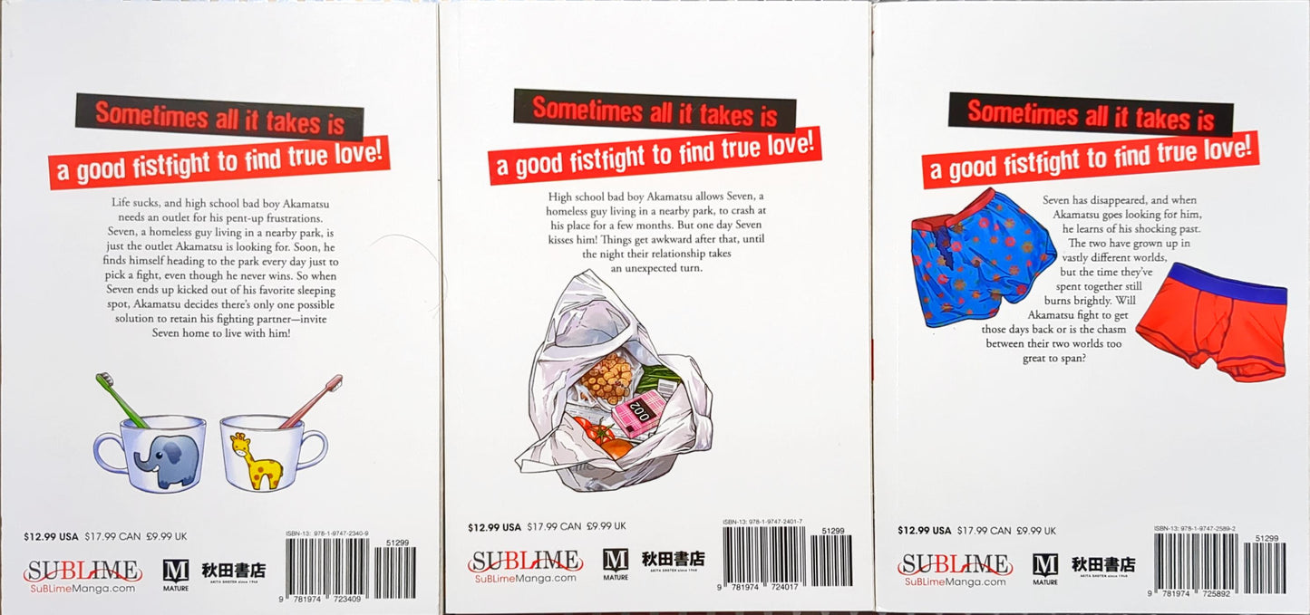 Bad Boys, Happy Home, 1 2 3 Complete Manga, BL Yaoi Romance Mature