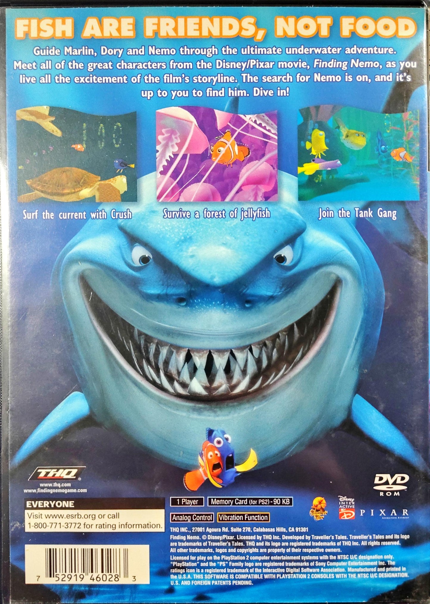 Finding Nemo PlayStation 2 Open box, Complete, Tested