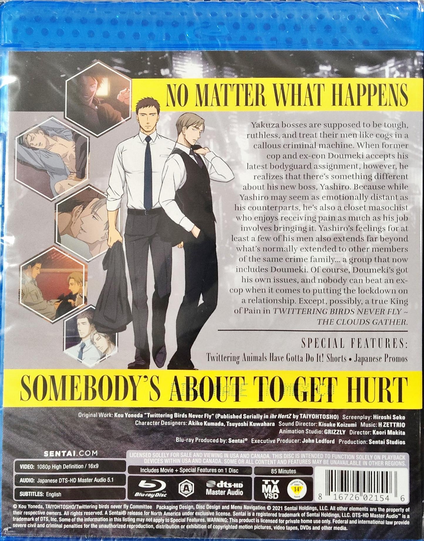 Twittering Birds Never Fly: The Clouds Gather, Anime Movie, Sealed