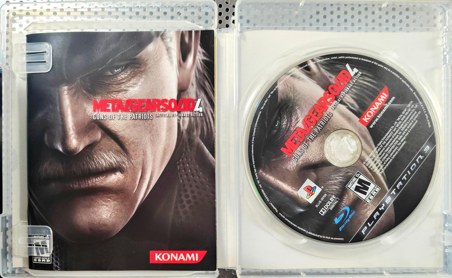 Metal Gear Solid 4: Guns of the Patriots PlayStation 3, Open-box Complete Tested