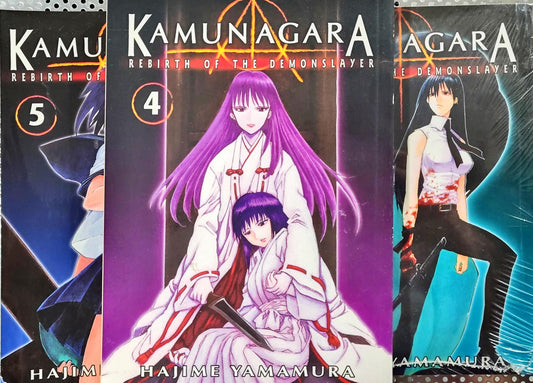 Kamunagara Rebirth of the Demonslayer, Hajime Yamamura, Manga Vol 4, 5, and 6