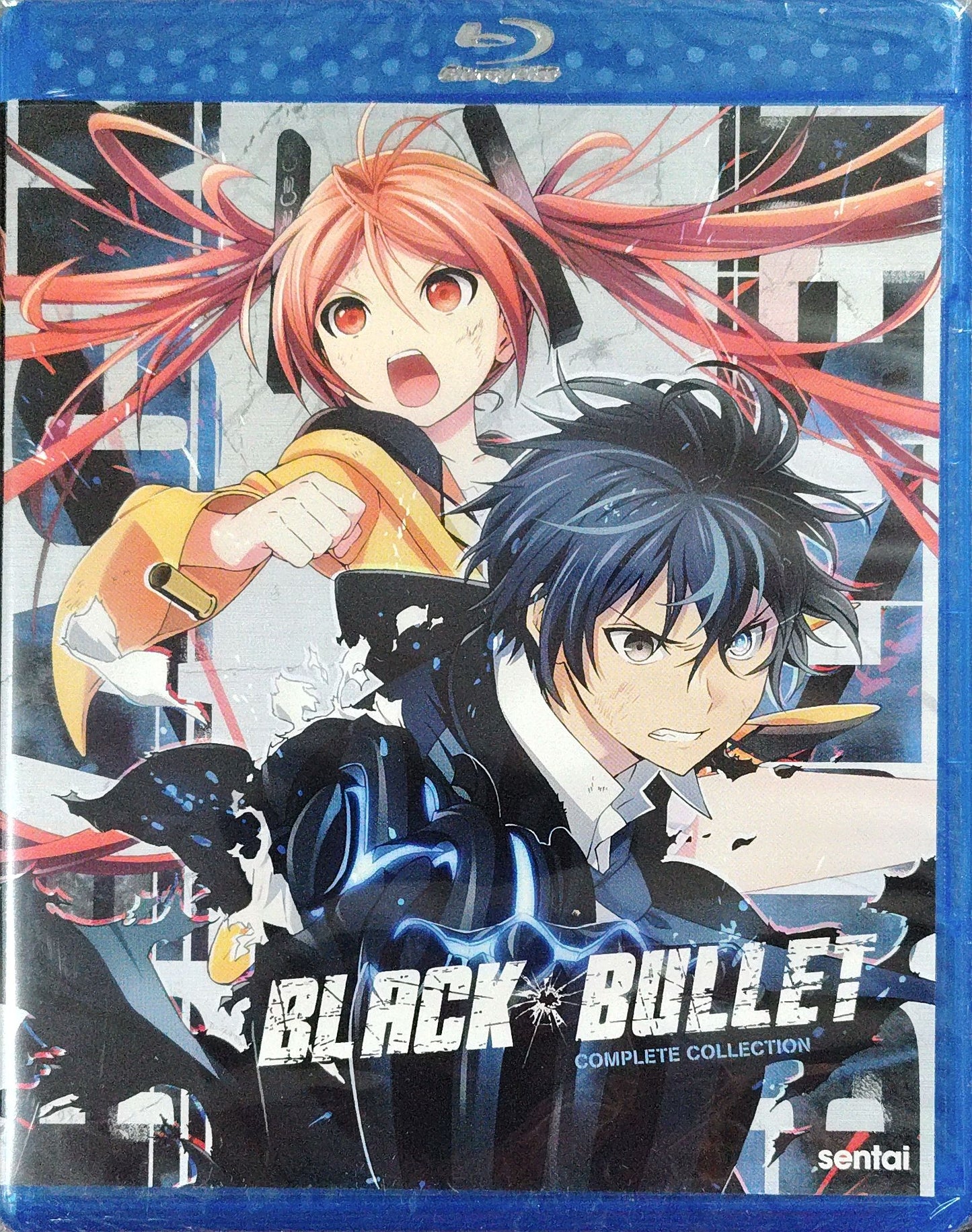 Black Bullet Blu-ray Complete Collection Sealed