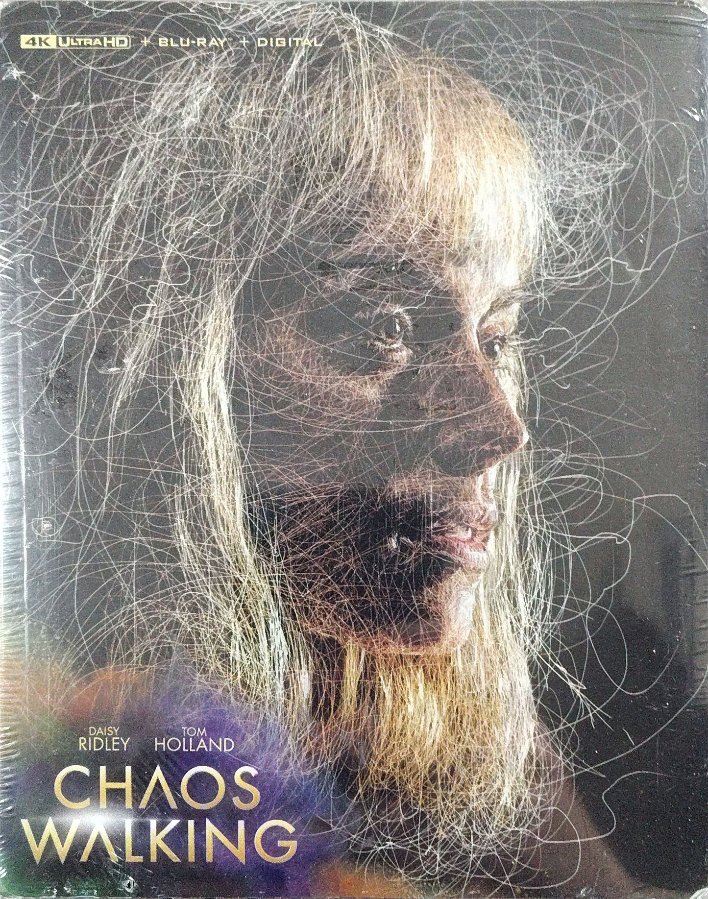 Chaos Walking Limited Edition  Steelbook Blu-ray / Ultra Blu-ray / Digital Sealed