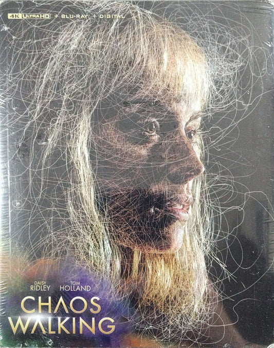 Chaos Walking Limited Edition  Steelbook Blu-ray / Ultra Blu-ray / Digital Sealed