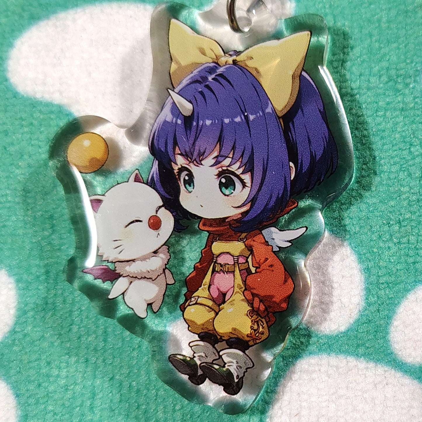 Final Fantasy IX Eiko Carol and Mog ANIMEinU Keychain