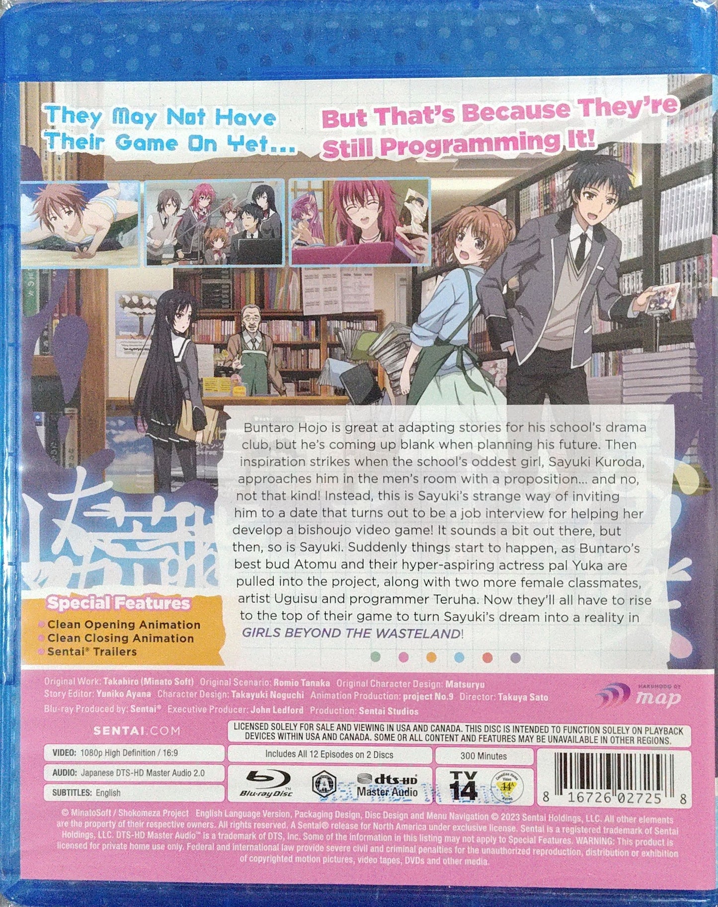 Girls Beyond the Wasteland Blu-ray Complete Collection Sealed