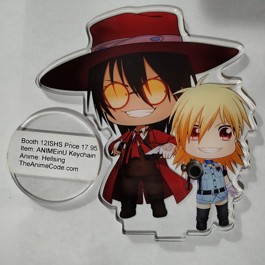 Hellsing Alucard and Seras Victoria ANIMEinU Acrylic Standee (Last Display)